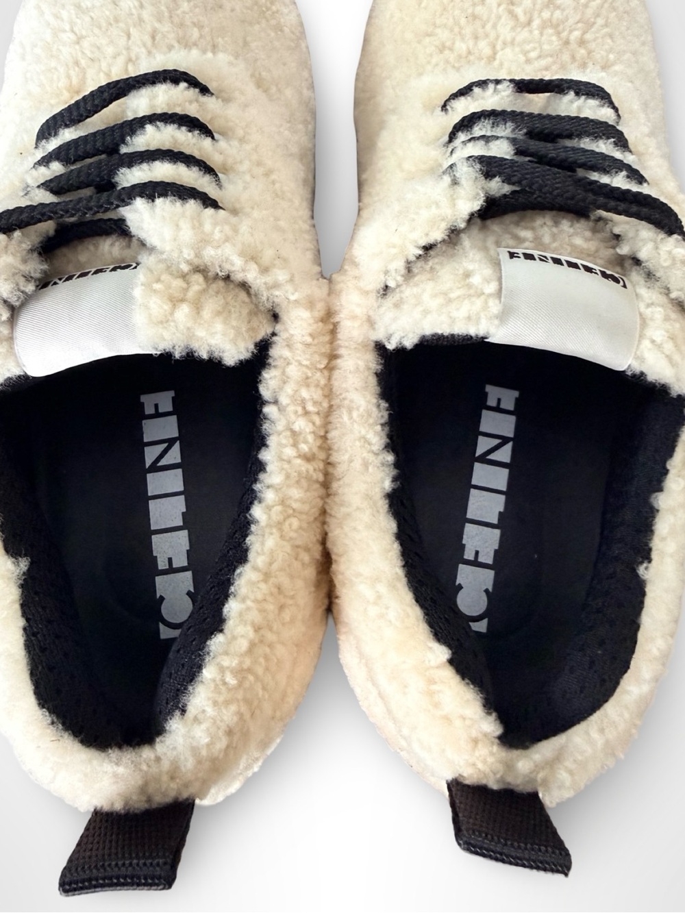 Celine Phoebe Philo Delivery Shearling Platform Sneakers EU 39 - Picture 4 of 8